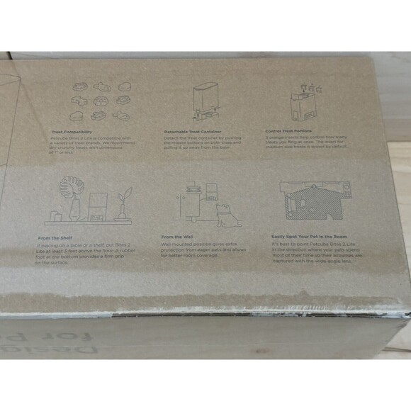 Petcube Bites 2 Lite Smart HD Pet Camera w/ Treat Dispenser SEALED BRAND NEW - Picture 7 of 7